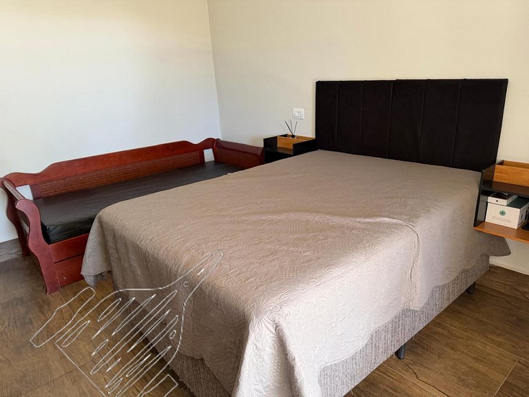 Duplo Luxo com Frigobar, Acesso ao Jardim - Térreo
